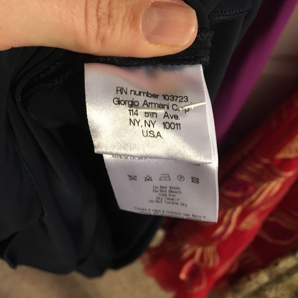 Navy Giorgio Armani Dress - Picture 6 of 6